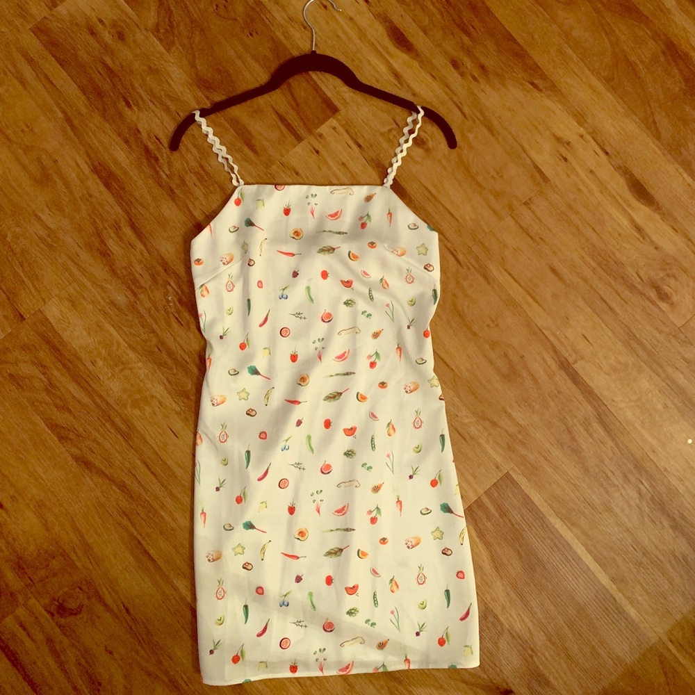 Vintage mini dress with spaghetti straps
